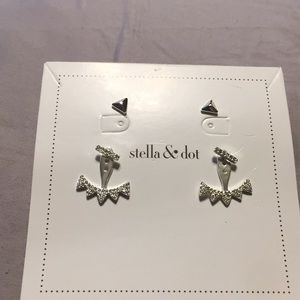 Stella & Dot earring set. Brand new. 2 pairs.